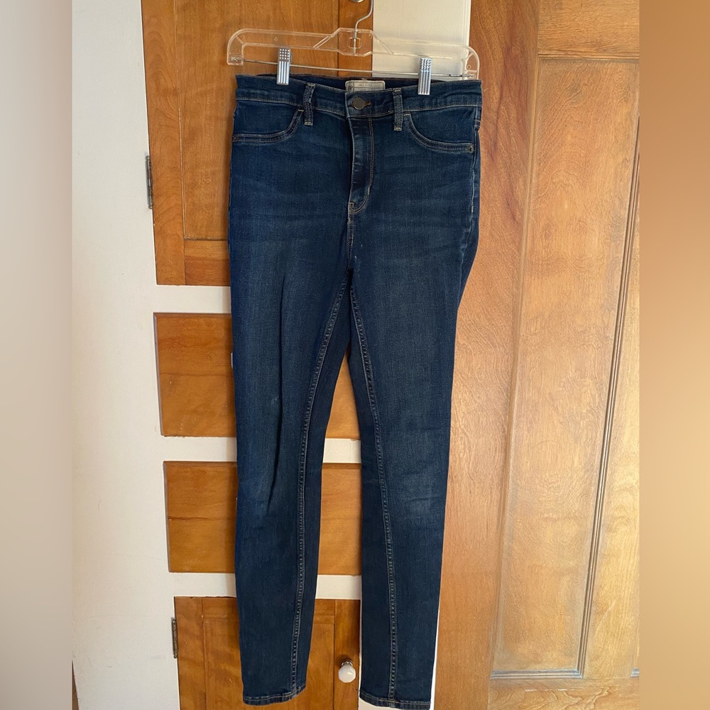 Free People Skinny Jeans Dark Denim Size 28R